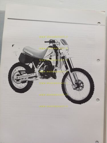 Husqvarna WRK 125 1989 AGGIORNAMENTO Manuale Officina originale