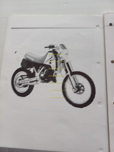 Husqvarna WRK 125 1989 AGGIORNAMENTO Manuale Officina originale