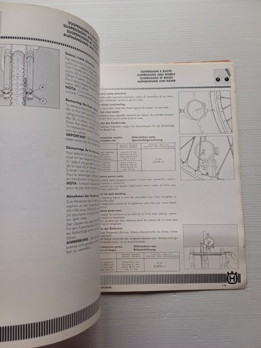 Husqvarna WRK 240-250-260 1989 AGGIORNAMENTO Manuale Officina originale