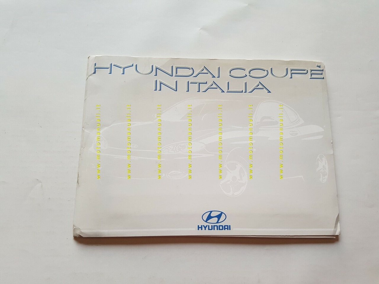 Hyundai Coupè 1996 CARTELLA STAMPA originale Italiano NO depliant