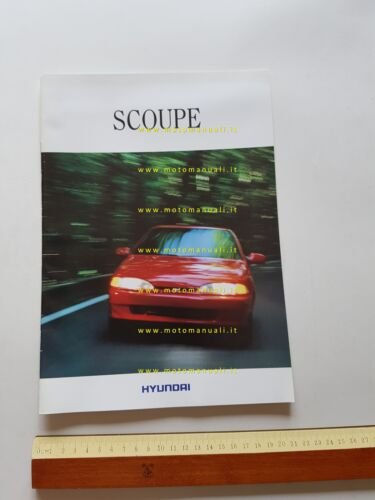 Hyundai S-coup 1989 depliant originale italiano