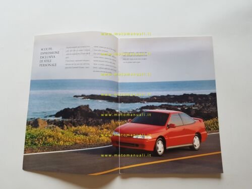 Hyundai S-coup 1989 depliant originale italiano