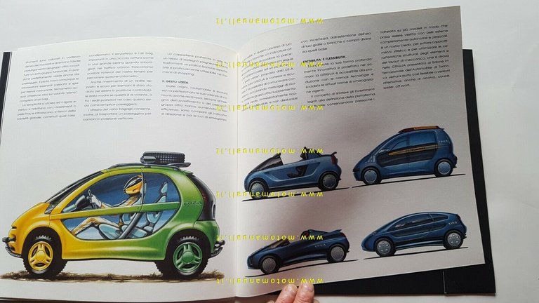 IDEA Grigua prototipo 1992 CARTELLA STAMPA italiano originale NO depliant
