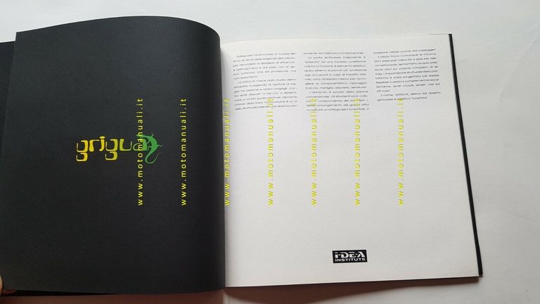 IDEA Grigua prototipo 1992 CARTELLA STAMPA italiano originale NO depliant