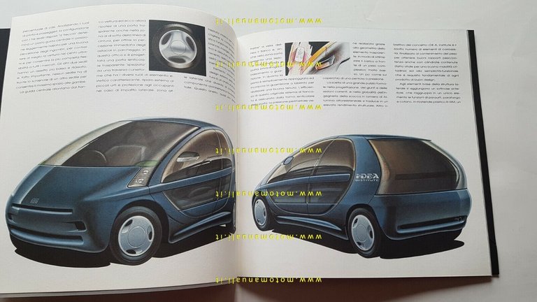 IDEA Grigua prototipo 1992 CARTELLA STAMPA italiano originale NO depliant