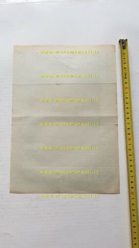 Idroflex 105 (Ducati) depliant originale moto italiano brochure