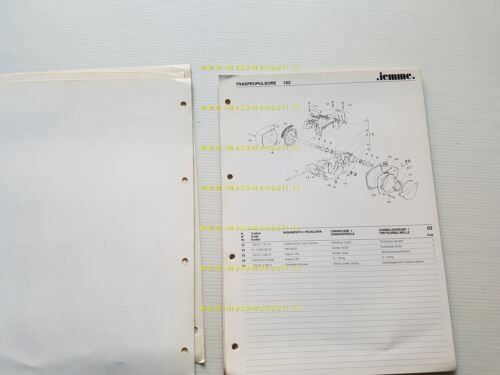 Iemme motore 50 catalogo ricambi originale