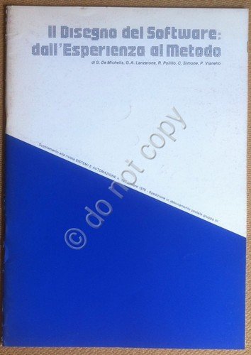 Il Disegno del Software: dall'esperienza al metodo - Sistemi e … | Immagine principale
