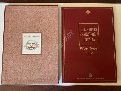 Il Libro dei francobolli d'Italia Buca delle lettere 1990 vuoto