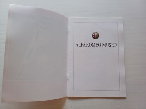 IL MUSEO ALFA ROMEO - Sandro Colombo - depliant originale