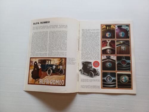 IL MUSEO ALFA ROMEO -estratto da enciclopedia Milleruote 1971-depliant originale