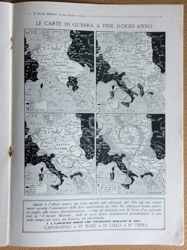 Il Secolo Illustrato - Anno V N.1 1917 - WWI … | Immagine Gallery 2