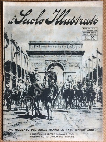 Il Secolo Illustrato - Anno V N.15 1919 - Olimpiadi … | Immagine principale