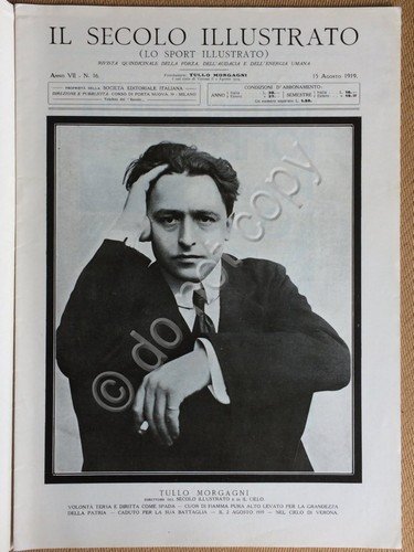 Il Secolo Illustrato - Anno V N.16 1919 - Tullo … | Immagine Gallery 2