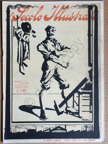 Il Secolo Illustrato - Anno V N.5 1919 - Commemorazione … | Immagine principale