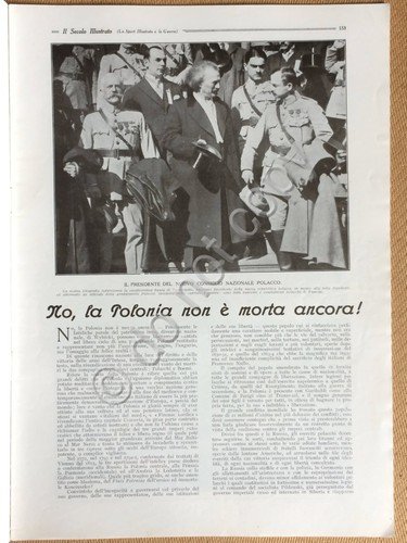 Il Secolo Illustrato - Anno V N.5 1919 - Commemorazione … | Immagine Gallery 2