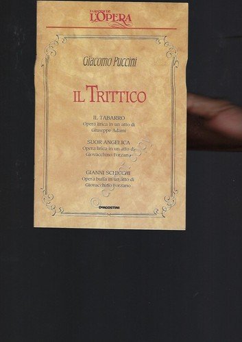 Il Trittico Puccini Opera Lirica Libretto I grandi de L'Opera …