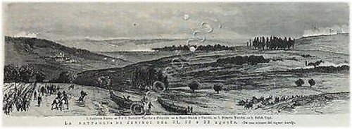Incisione - Engraving - Campo di Battaglia di Kara-Hassan-Koi - …