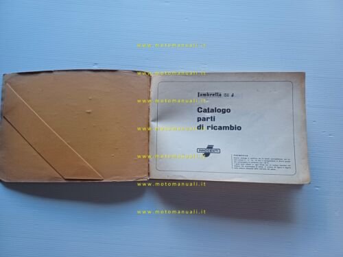 Innnocenti Lambretta 150 D catalogo ricambi originale parts catalogue