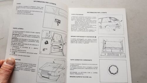 Innocenti 650 1986 Manuale Uso Manutenzione Libretto Originale AUTO