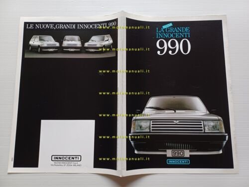 Innocenti 990 depliant italiano originale