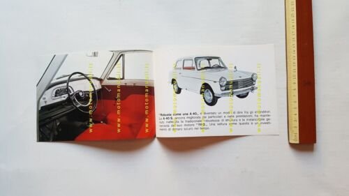 Innocenti A 40 Combinata 1961 depliant epoca originale genuine brochure