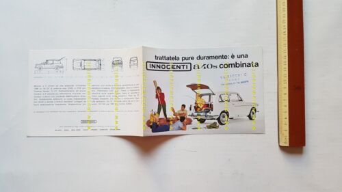 Innocenti A 40 Combinata 1961 depliant epoca originale genuine brochure