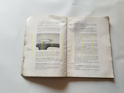Innocenti Austin A 40 S 1964 manuale uso originale owner's …