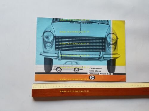 Innocenti Austin A40 1960 depliant italiano originale