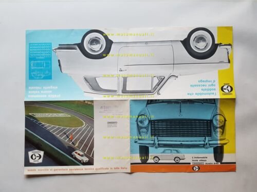 Innocenti Austin A40 1960 depliant italiano originale