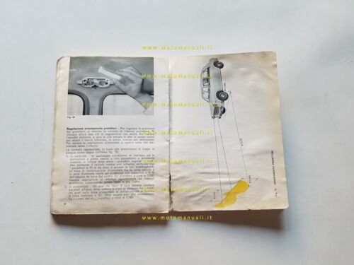 Innocenti I4 1964 manuale uso manutenzione libretto istruzioni originale