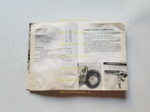 Innocenti I4 1964 manuale uso manutenzione libretto istruzioni originale