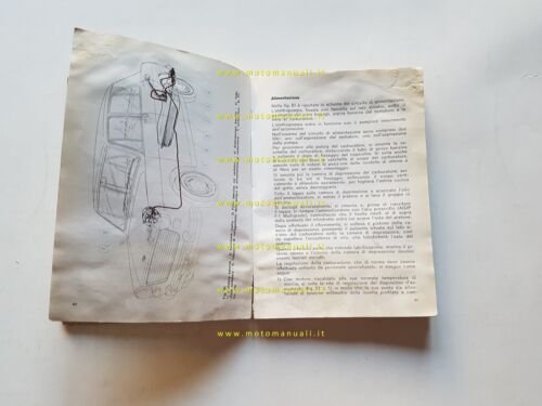Innocenti I4 1964 manuale uso manutenzione libretto istruzioni originale