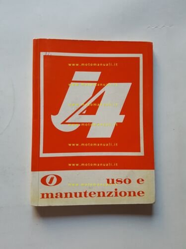 Innocenti I4 1966 manuale uso manutenzione libretto istruzioni originale