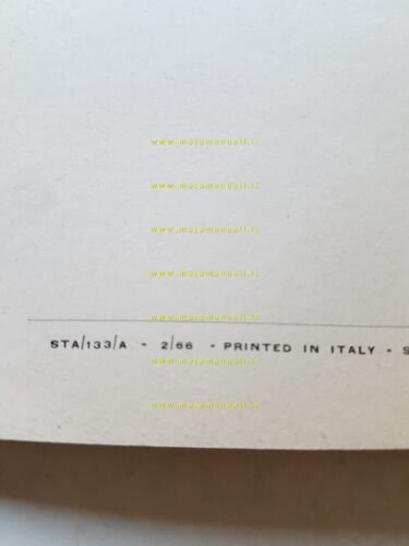 Innocenti I4 1966 manuale uso manutenzione libretto istruzioni originale