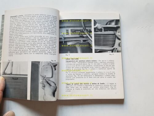 Innocenti I4 1966 manuale uso manutenzione libretto istruzioni originale