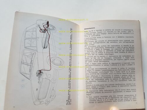 Innocenti I4 1966 manuale uso manutenzione libretto istruzioni originale