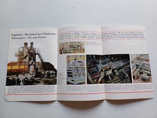 Innocenti Impianti e Macchinari Industria Siderurgica 1963 depliant originale