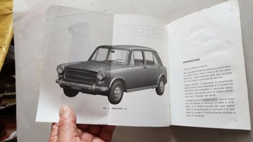 Innocenti J5 1970 manuale uso manutenzione libretto originale owner's manual