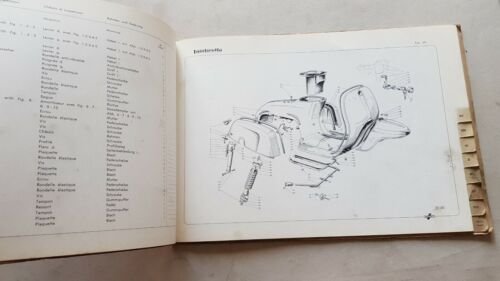 Innocenti Lambretta 100 1964 catalogo ricambi originale scooter parts catalogue