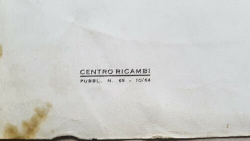 Innocenti Lambretta 100 J 125-50 1964 aggiorn. catalogo ricambi parts …