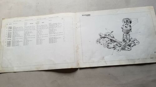 Innocenti Lambretta 100 J 125-50 1964 aggiorn. catalogo ricambi parts …