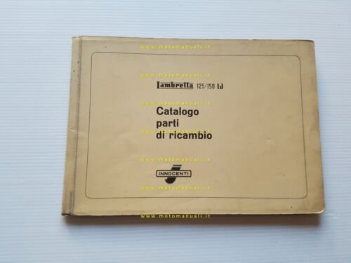 Innocenti Lambretta 125 - 150 LD catalogo ricambi originale spare …
