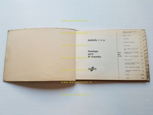 Innocenti Lambretta 125 - 150 LD catalogo ricambi originale spare …