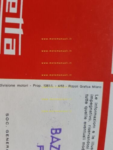 Innocenti Lambretta 125-150 Li 1963 depliant originale ITALIANO epoca brochure