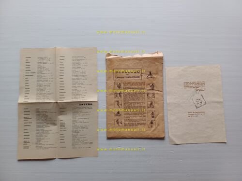 Innocenti Lambretta 125 C - LC 1951 manuale uso manutenzione …