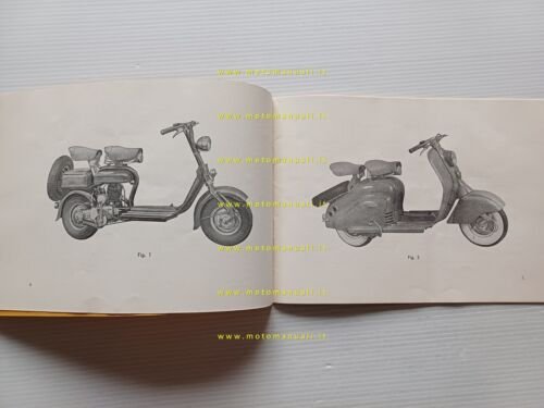 Innocenti Lambretta 125 C - LC 1951 manuale uso manutenzione …