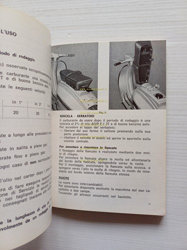 Innocenti Lambretta 125 DL 1969 manuale uso manutenzione libretto originale
