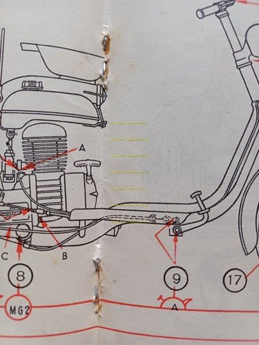 Innocenti Lambretta 125 e manuale uso manutenzione libretto italiano originale