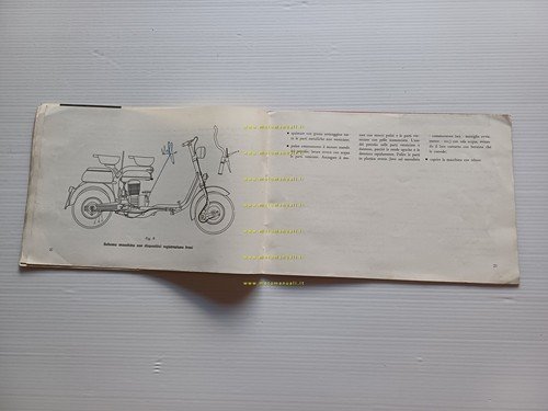 Innocenti Lambretta 125 e manuale uso manutenzione libretto italiano originale